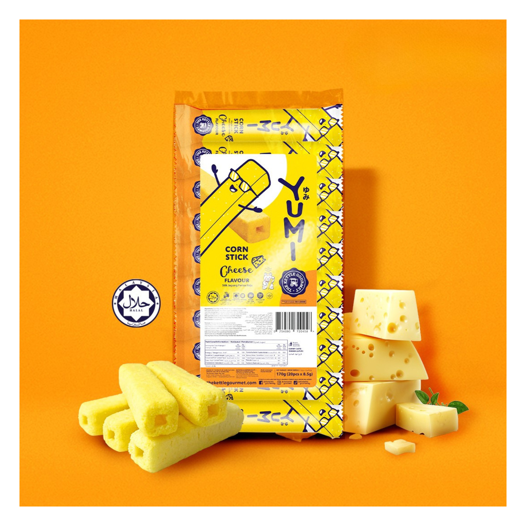 YUMI Corn Stick Cheese 170g (8.5g x 20 sticks)