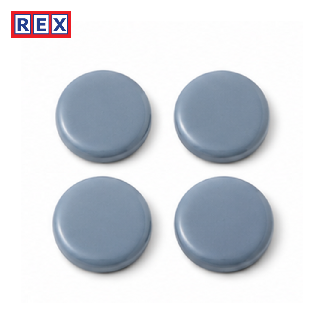 REX 雷克斯 25mm 圓形自黏式 PTFE 家具滑行墊 4件裝 TE755