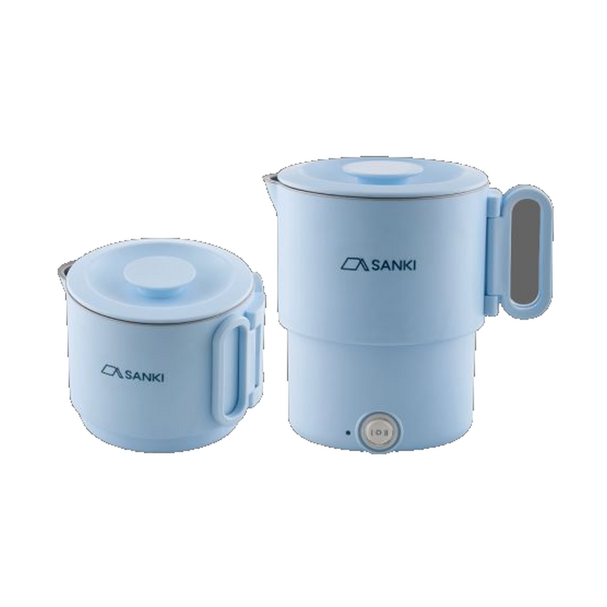Sanki SK-TK900 0.9L Stainless Dual-Voltage Foldable Travel Kettle