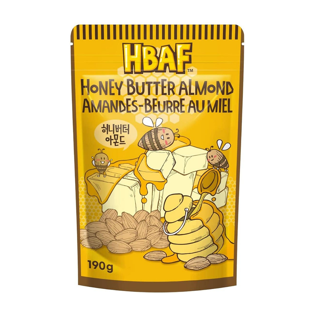 HBAF Honey Butter Almond 190g (Made in Korea)