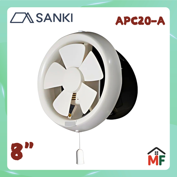 SANKI 日本山崎 抽氣扇 8″(圓) APC-20A