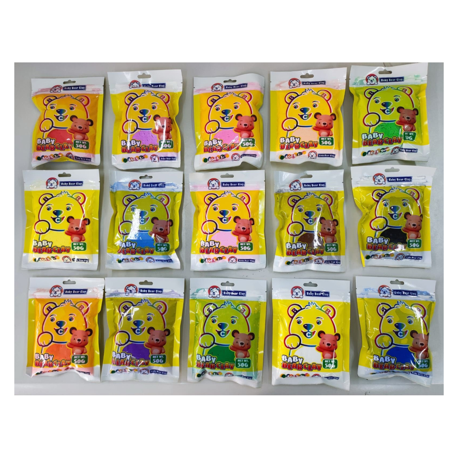 Baby Bear Clay 單色彩色輕黏土50g（15色可選） BBC-50G-15C
