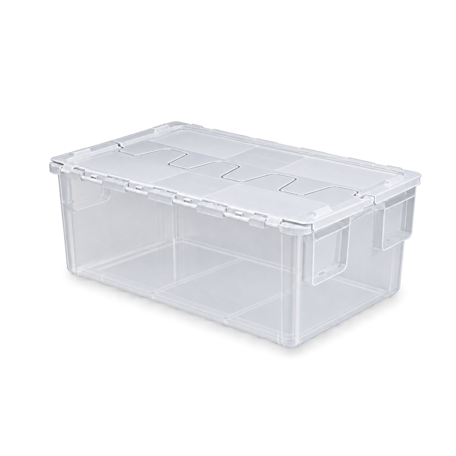 RedA #1806A Industrial Container with Lid (Clear)