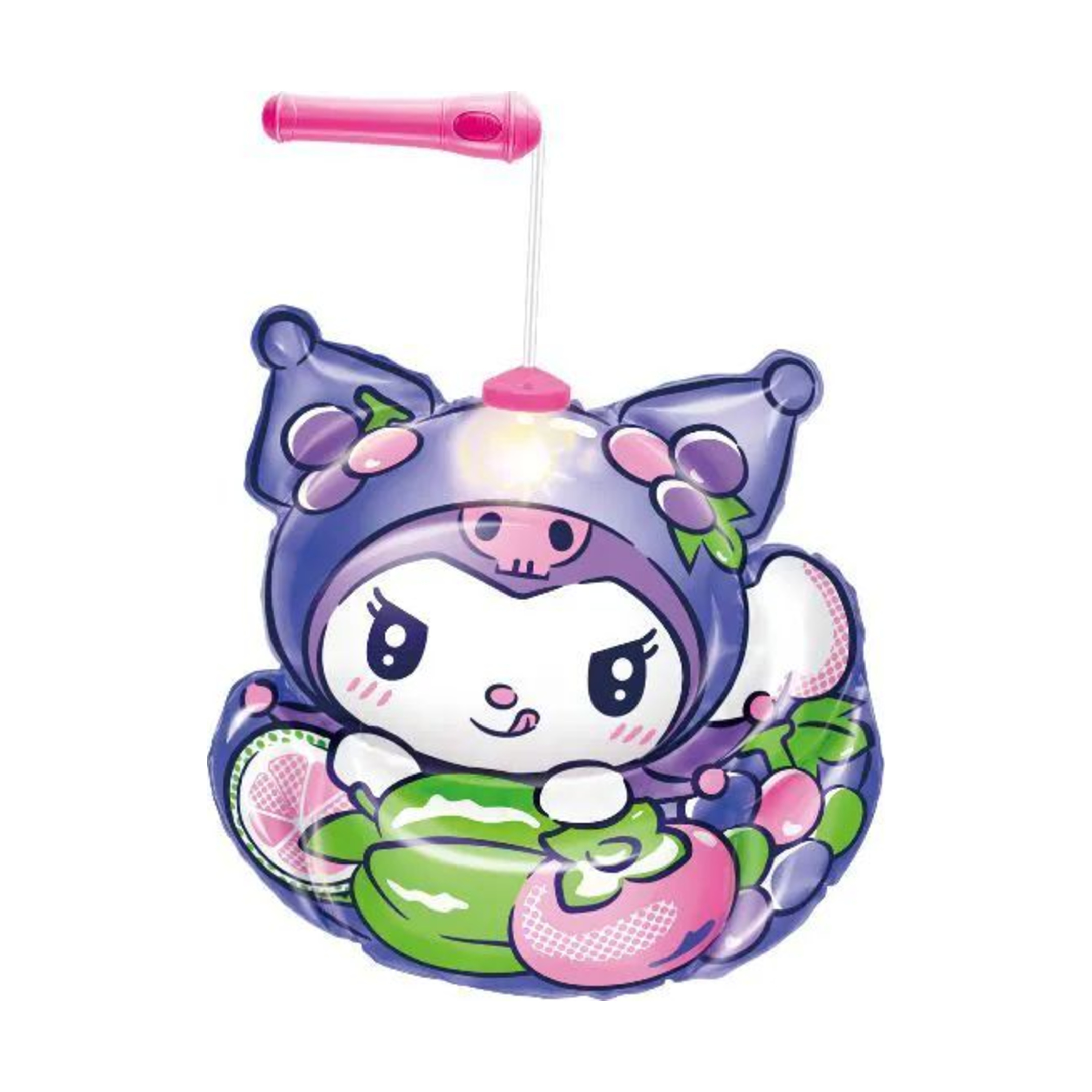 Sanrio 三丽鸥 Kuromi立体有声吹气灯笼（水果造型装扮） #18096