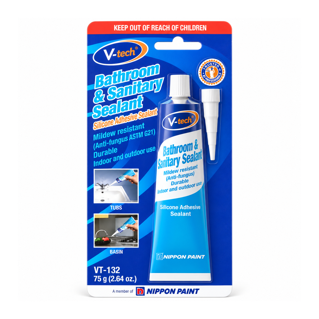 V-tech VT-132 Bathroom & Sanitary Sealant 75g – White