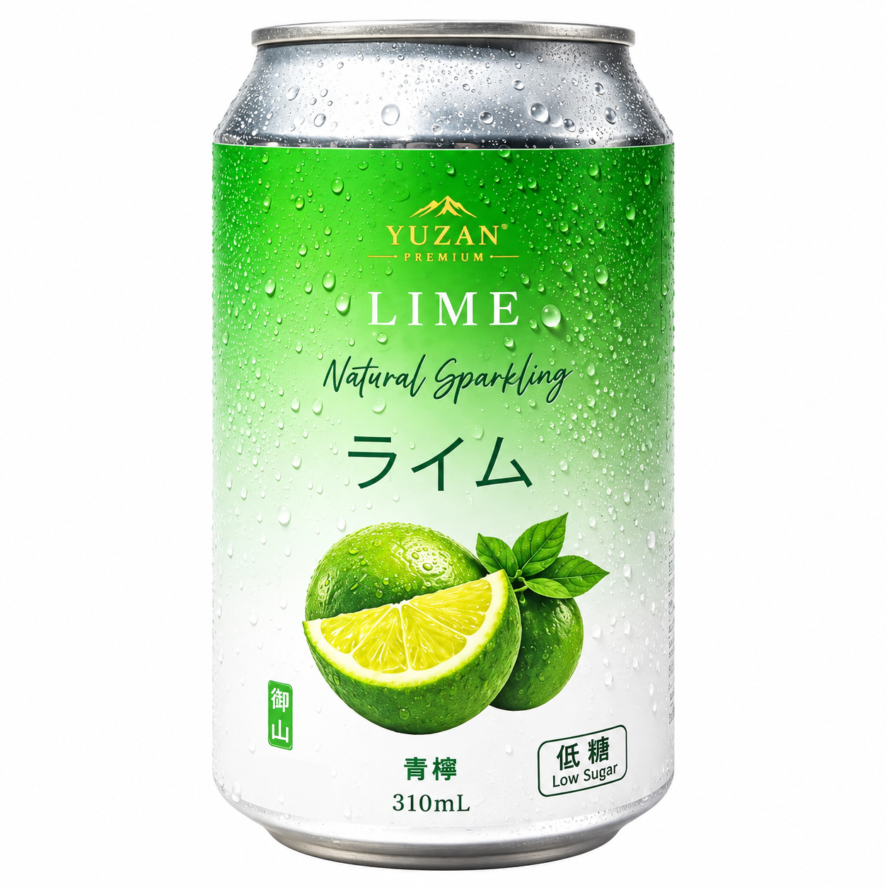 御山 青檸味低糖氣泡飲品 310mL(單罐)