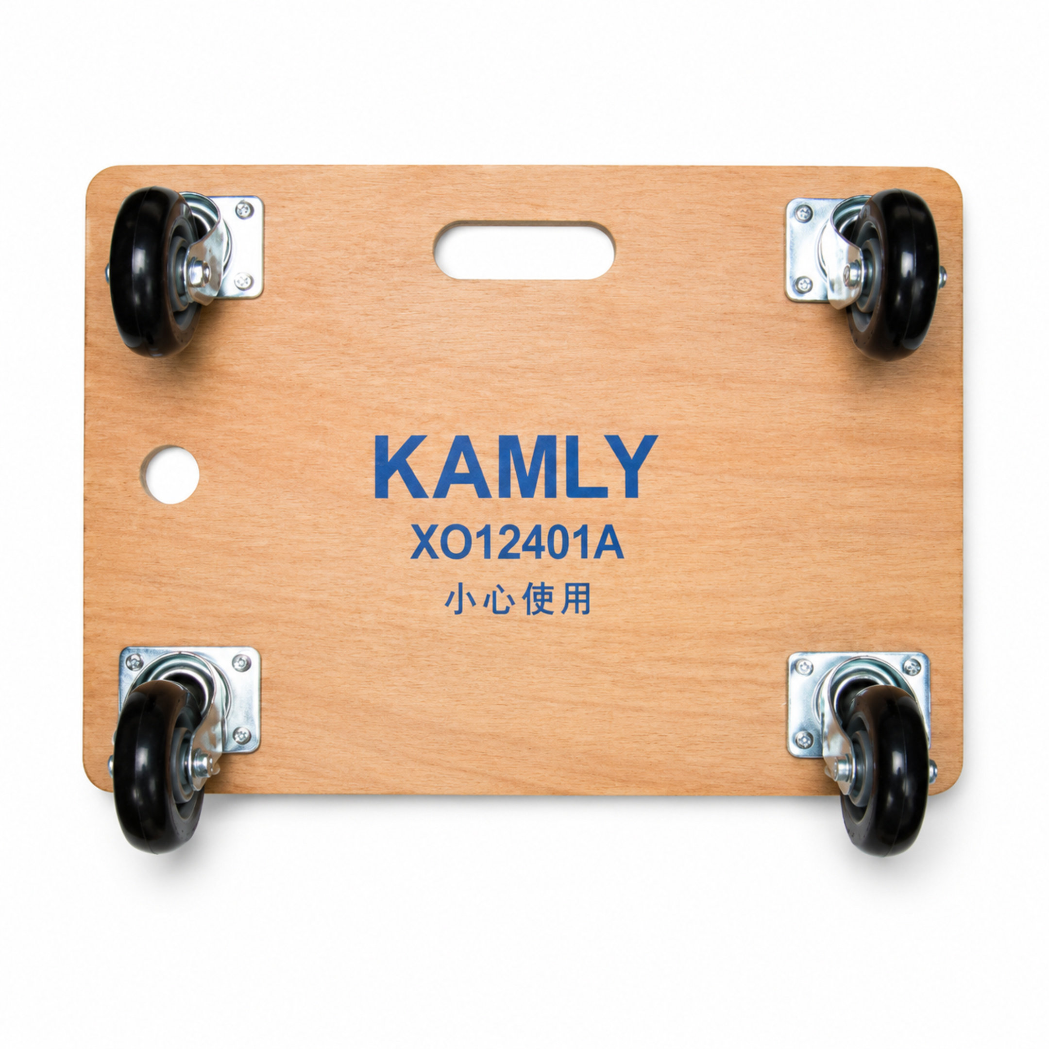 Kamly 金利 GW-2401A 木製平板車 16 × 24吋 配4吋黑色光滑PU腳輪