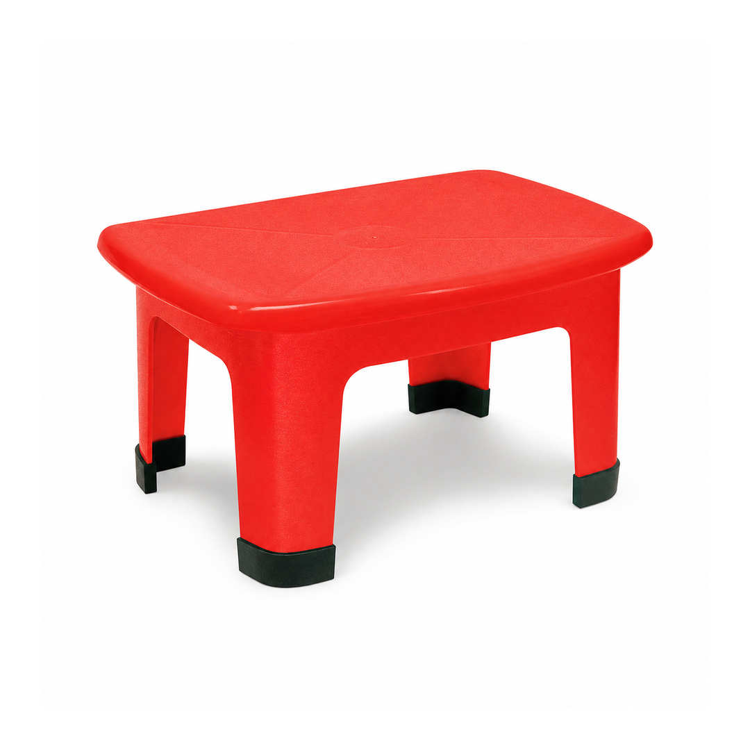 RedA 342 Rectangular Plastic Stool — 143mm High
