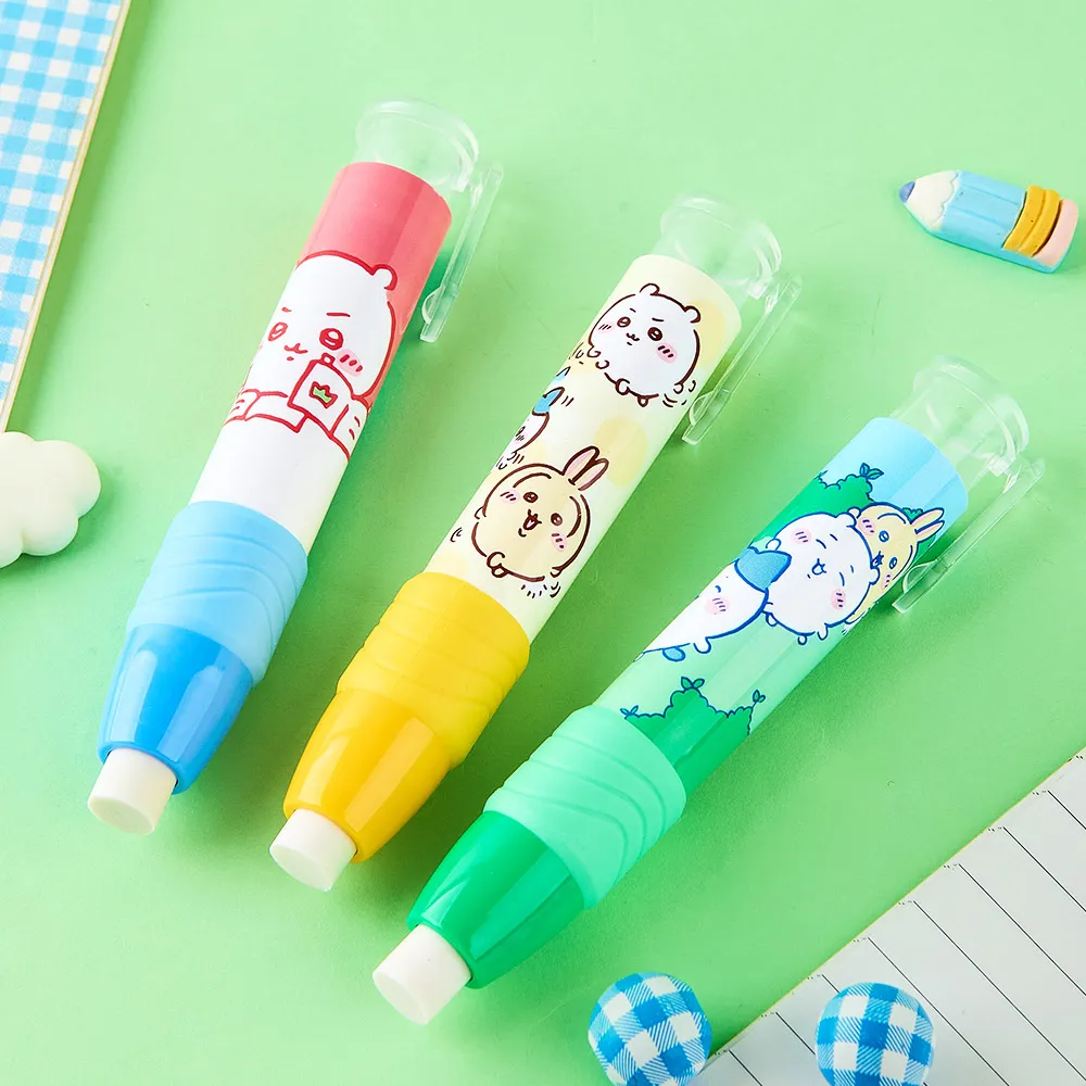 Chiikawa Push-Button Eraser Pen #EA0491