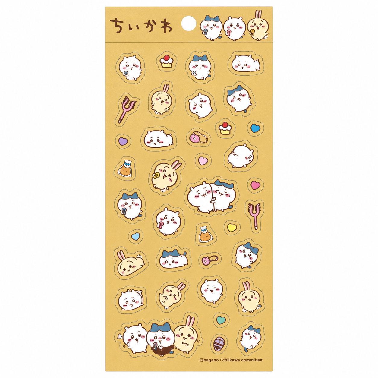 CHIIKAWA 吉伊卡哇牛皮紙貼紙 唱歌款 WA18041A