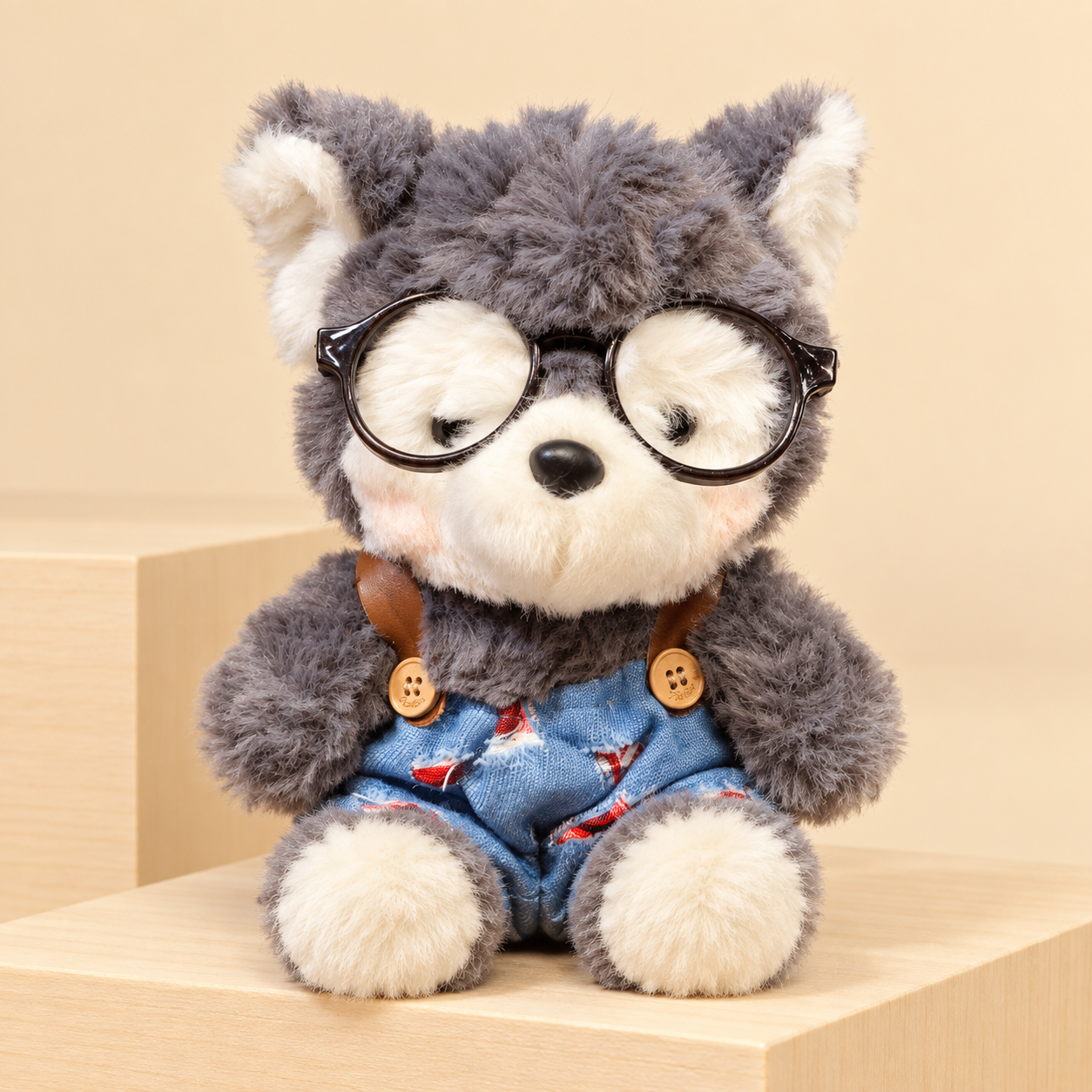 Rong Rong Series Husky Plush Doll