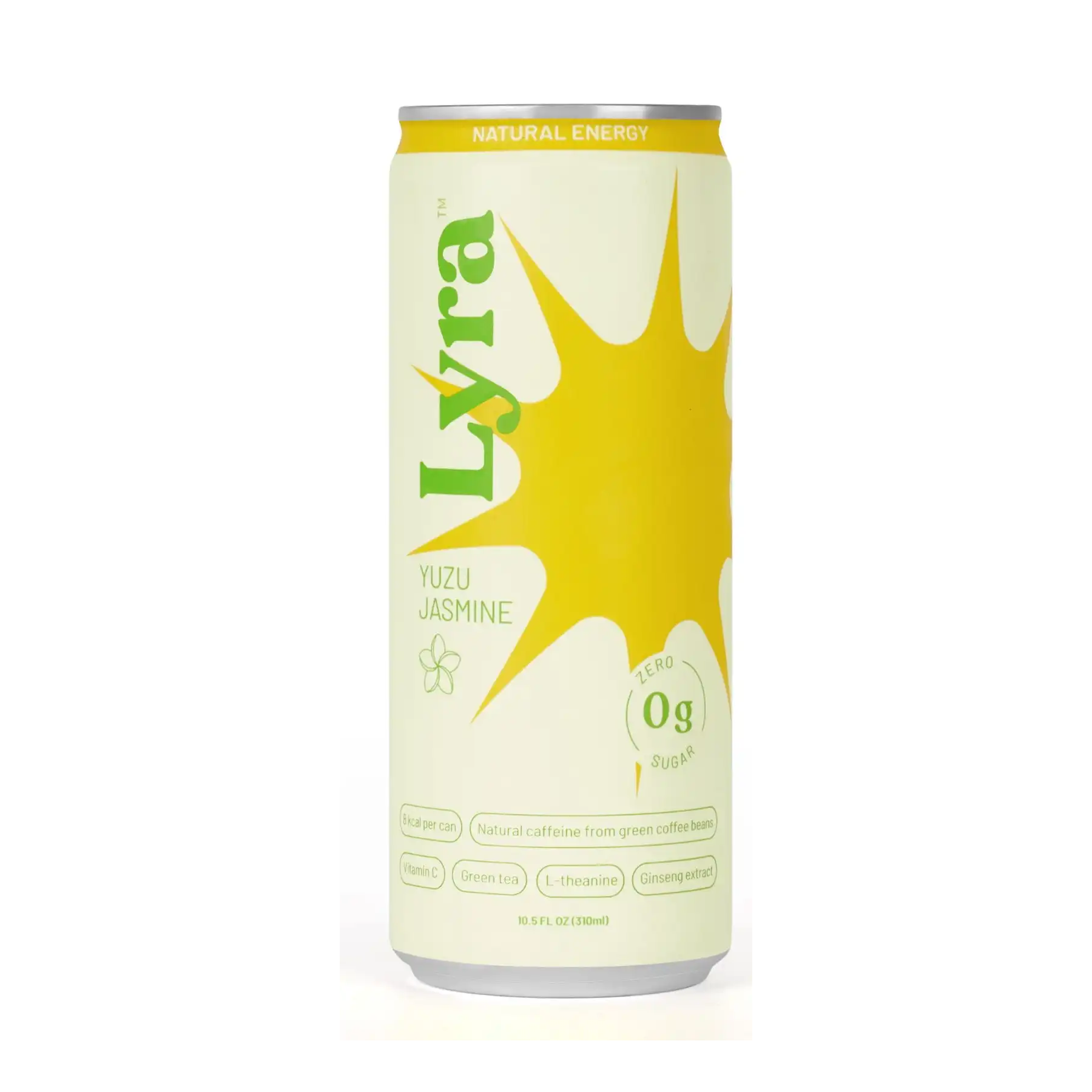 Lyra 柚子茉莉无糖气泡能量饮品 310ml（单罐）