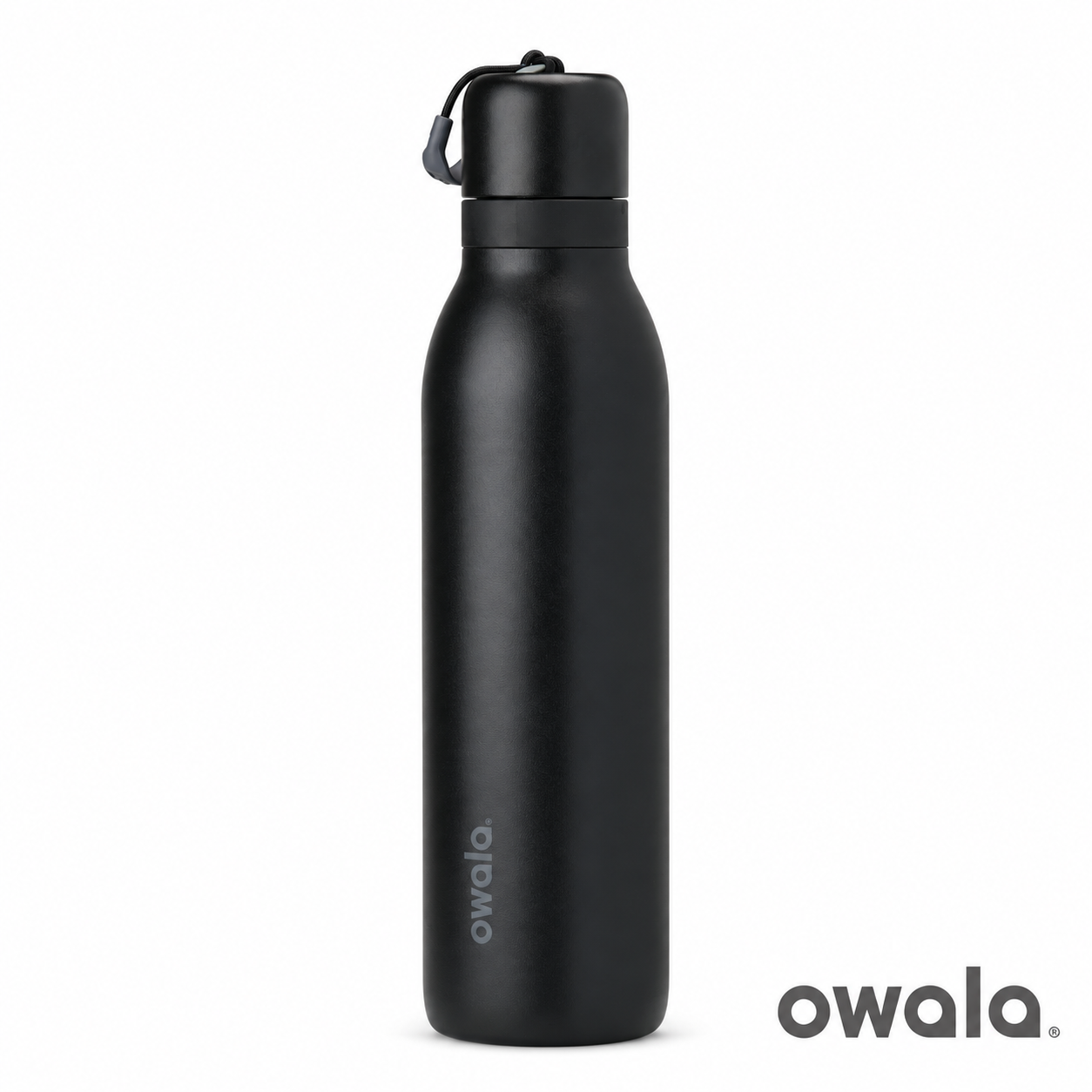 Owala FreeSip Twist 保溫水樽 24oz／710mL 深邃黑 Very Very Dark