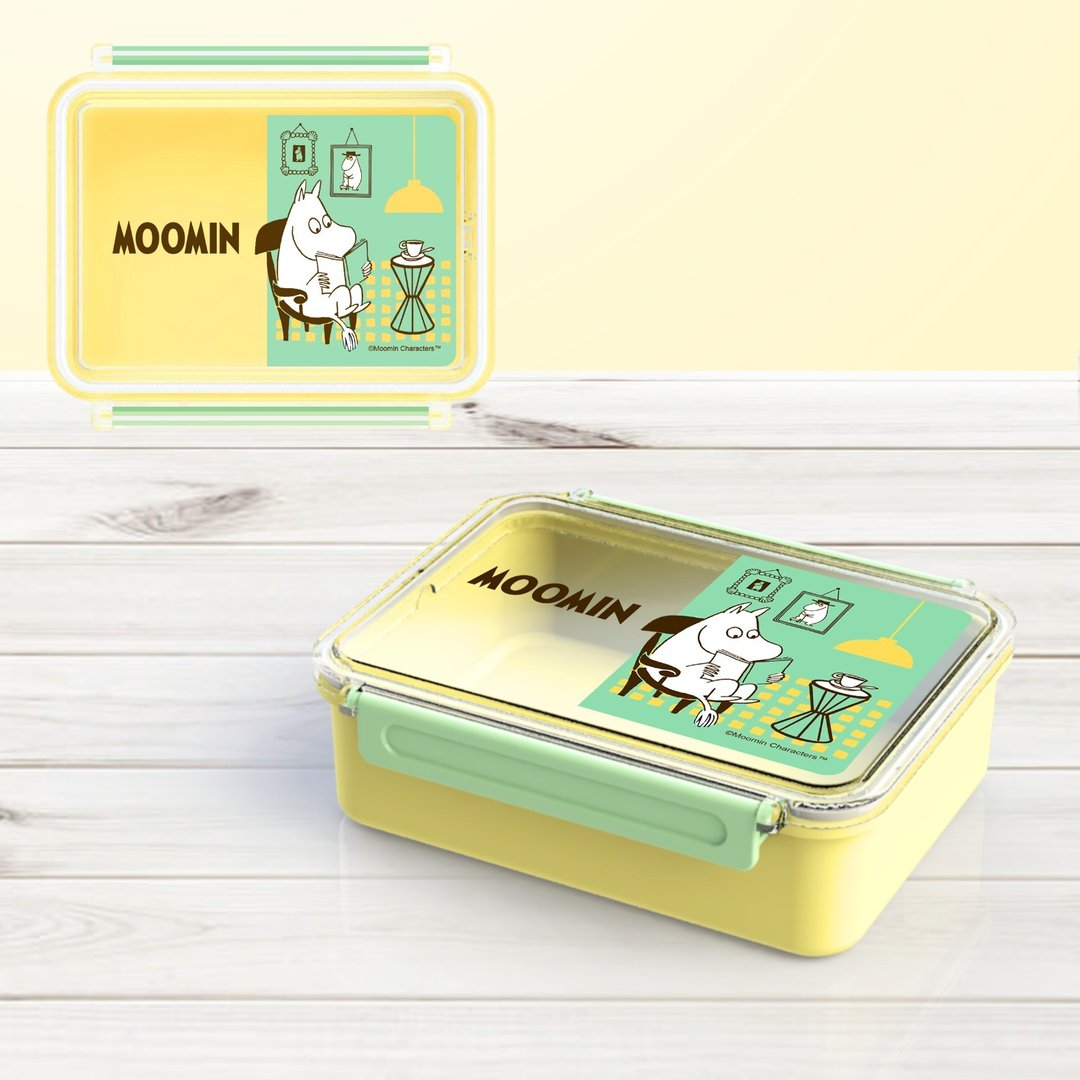 【Moomin】紅A微波爐午餐盒 525mL（黃色／姆明）