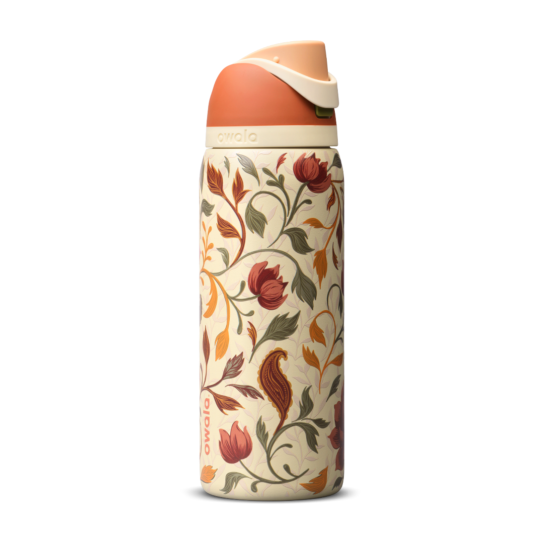Owala FreeSip Autumn Insulated Water Bottle 32oz / 946mL Woodland Boho #C08486