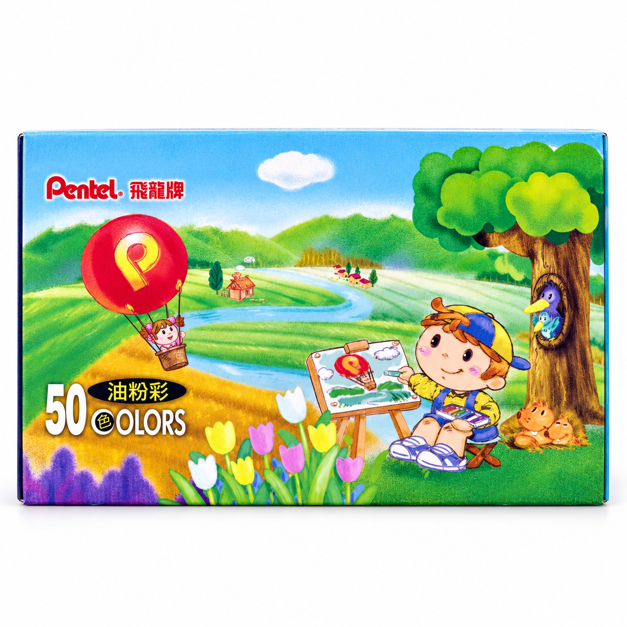 Pentel - 油粉彩 50支裝（49色） #PHN-50H