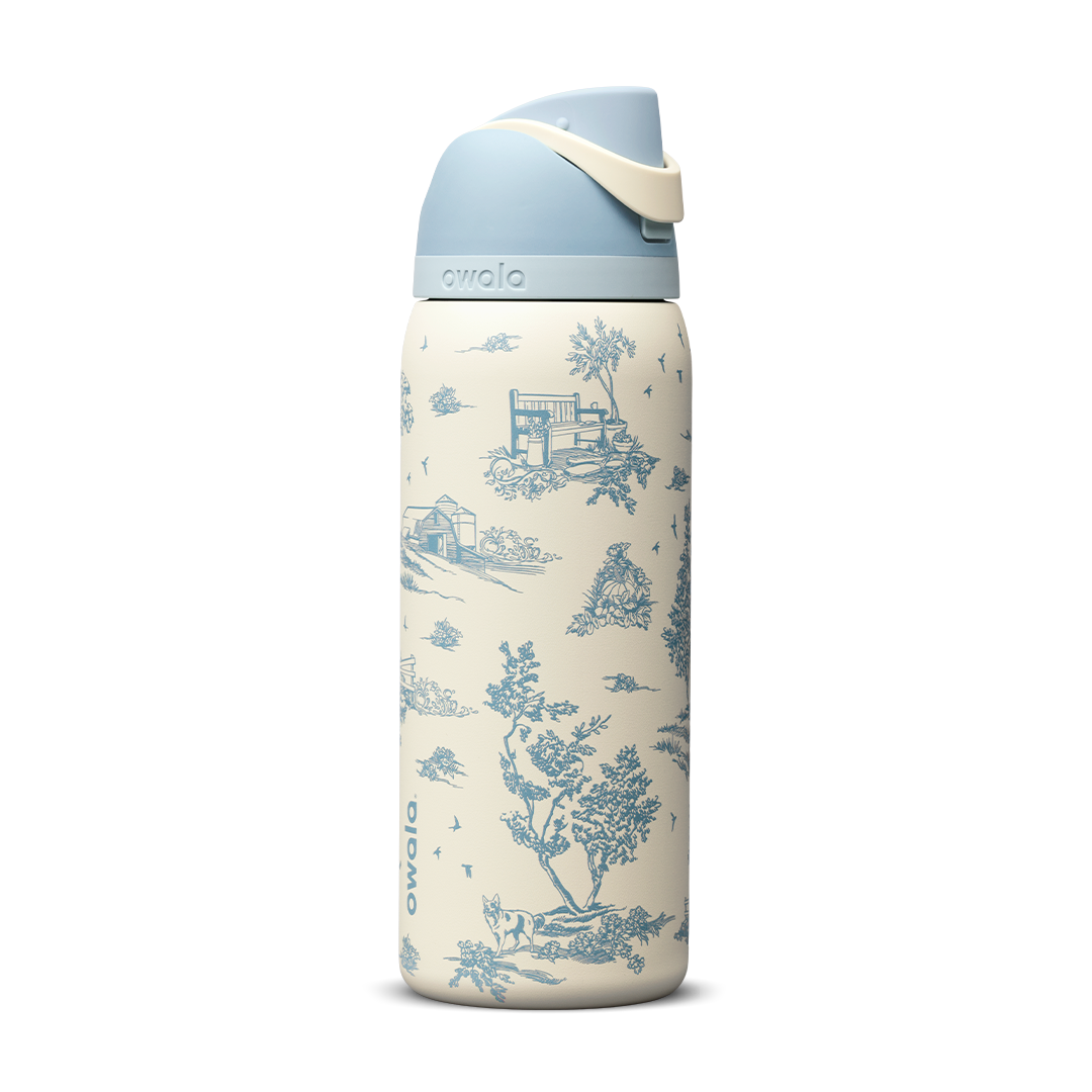 Owala FreeSip Autumn Insulated Water Bottle 32oz / 946mL Toile Be Home #C08466