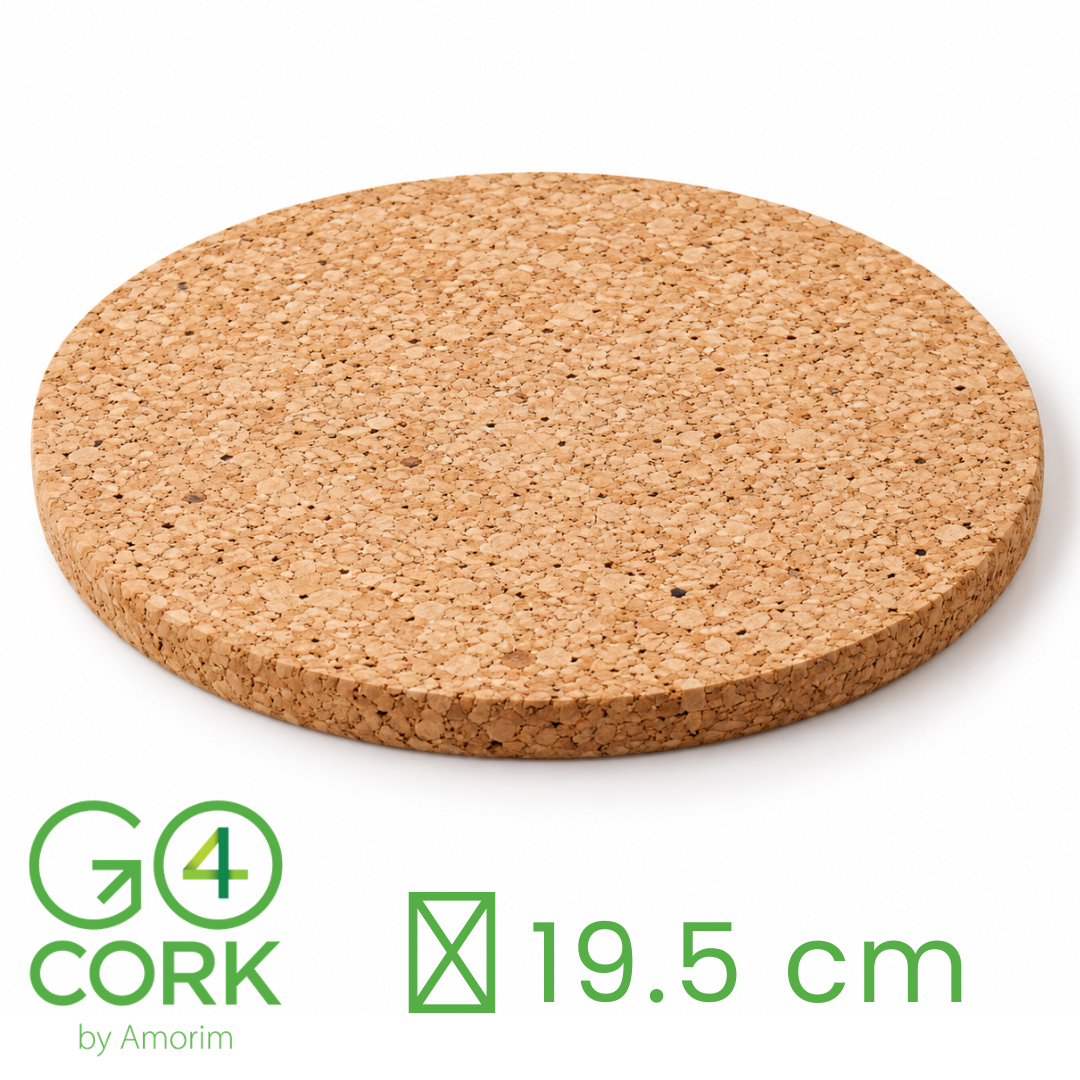 Go4cork - 圓形軟木煲墊 19.5cm（葡萄牙製）