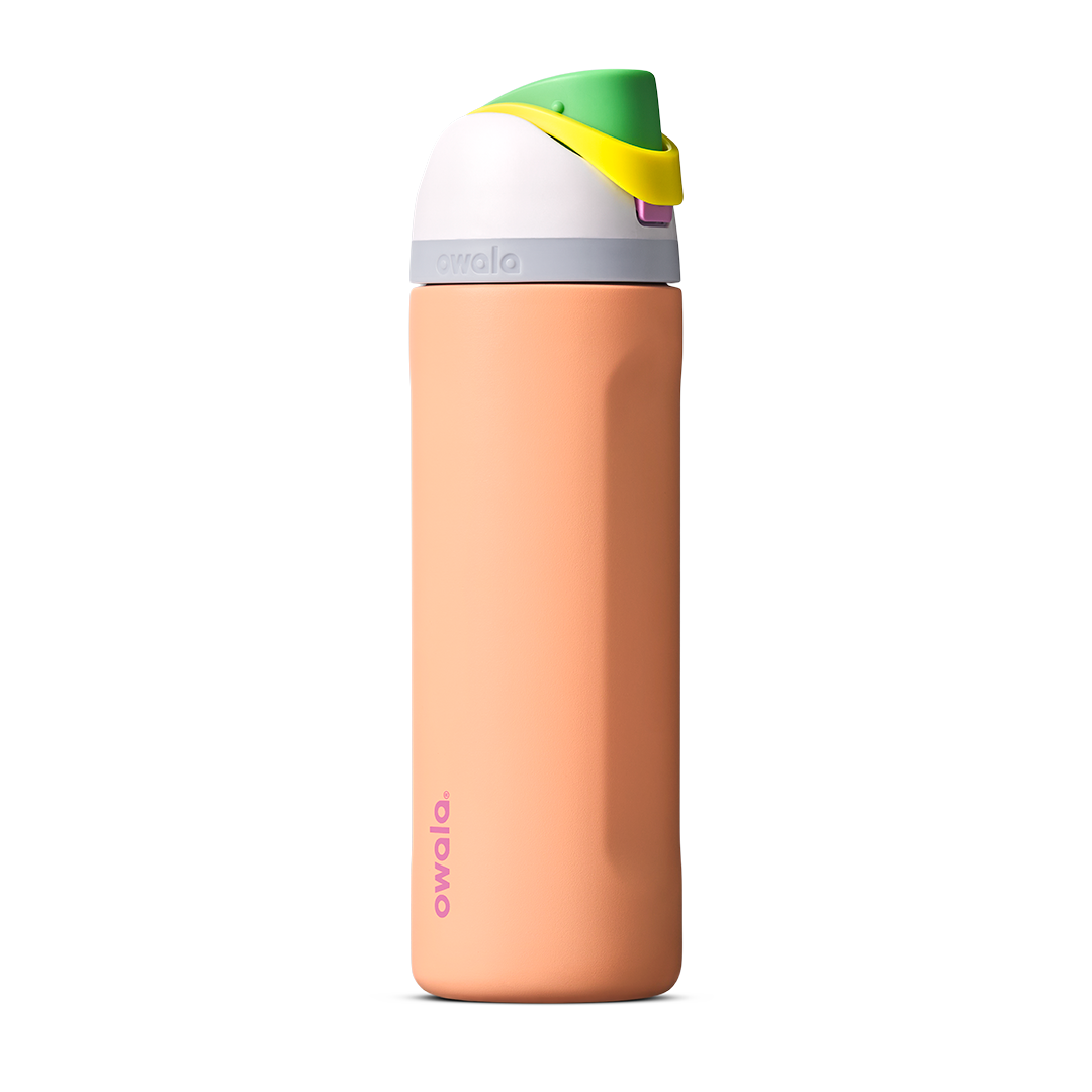 Owala - FreeSip 雙飲口保冷水樽 24oz（710mL） 暖桃橙 (Peachy Keen) #C07984