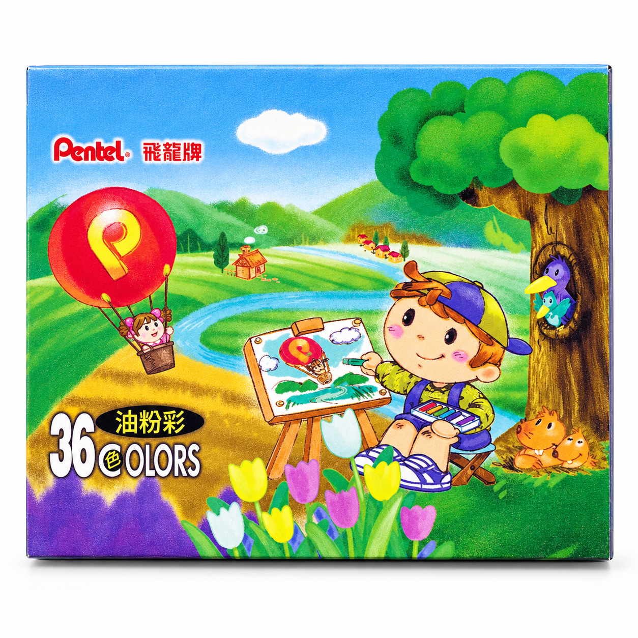 Pentel - 油粉彩 36色 #PHN-36H