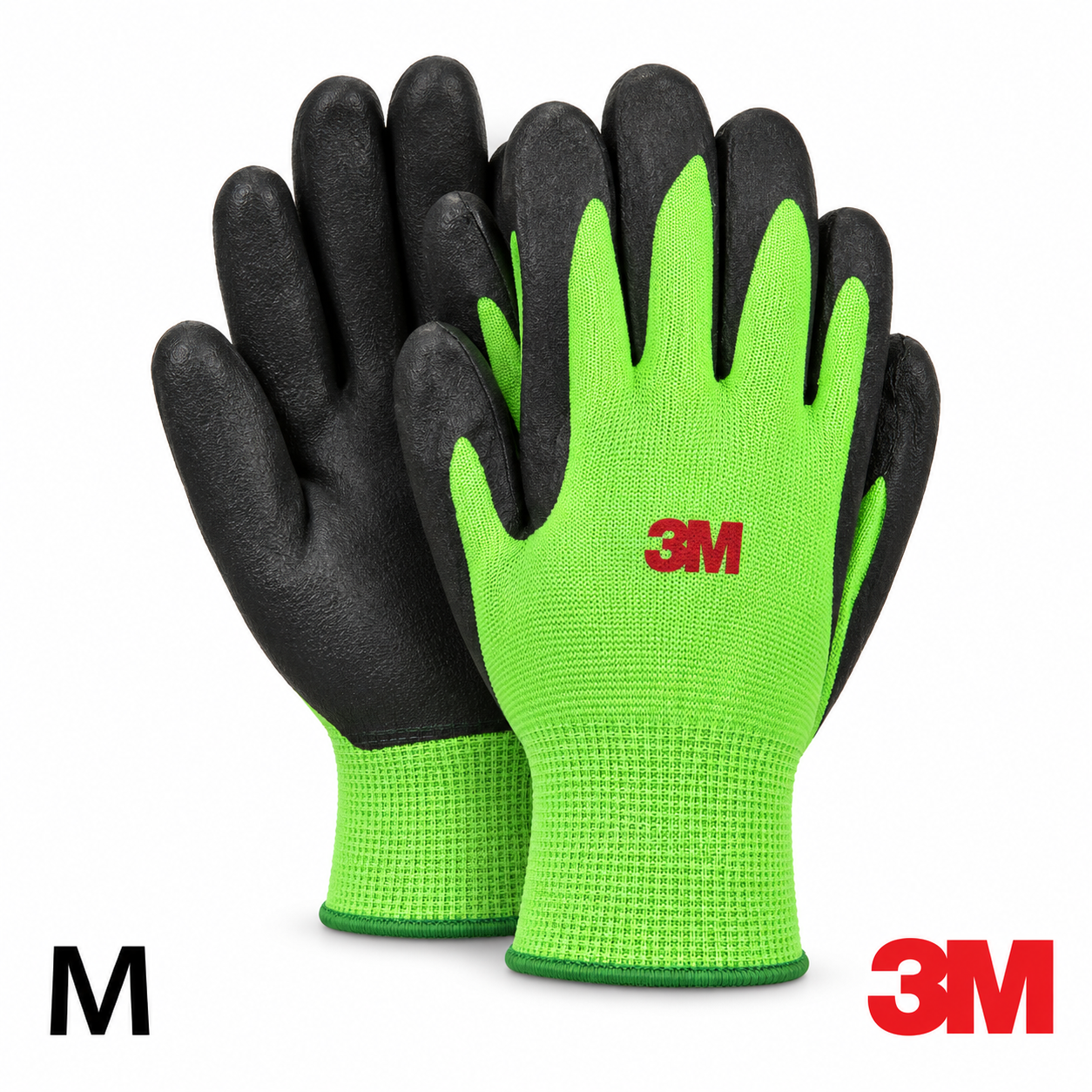 3M - 舒适防滑手套 青绿色 1双 (S／M／L)