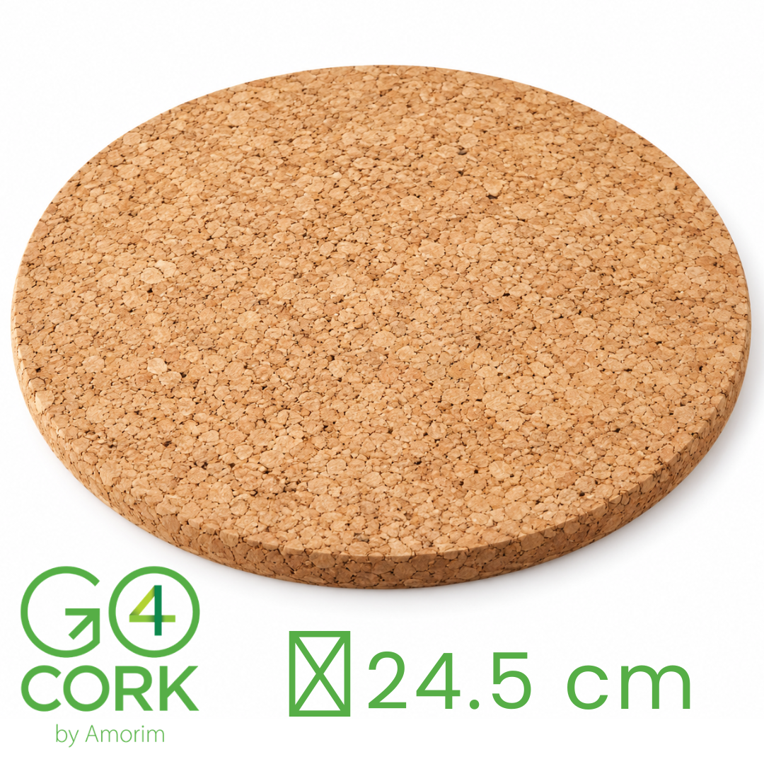 Go4cork - 圓形軟木煲墊 24cm（葡萄牙製）